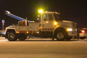 Tow Truck at night