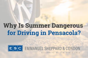 Why Is Summer Dangerous for Driving in Pensacola header