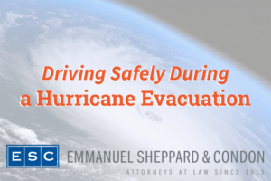Driving Safely During a Hurricane Evacuation