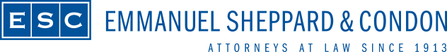 Emmanuel, Sheppard & Condon Logo Horizontal
