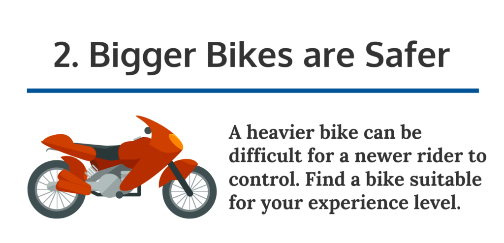 Bigger Bikes are Safer