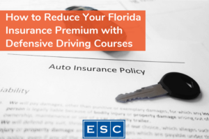 How to Reduce Your Florida Insurance Premium with Defensive Driving Courses How to Reduce Your Florida Insurance Premium with Defensive Driving Courses